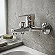Ginebre K8 Bath Mixer, Glossy Chrome, 60100284566 with Diverter, Made in Spain - Image 1