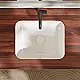 Hansgrohe Opentide Q Under-Counter Basin, White, 45 cm with Overflow Hole - Image 2