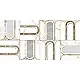 Regency Portoro Mix Flat Laser-Cut Wall Ceramic, First Choice, 40 × 80 cm, Glossy - Image 1