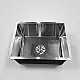 Steel Tech 5545US Handmade Kitchen Sink, Chrome, 55 × 45 cm with 3-inch Drain Set - Image 2