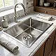 Steel Tech 5545US Handmade Kitchen Sink, Chrome, 55 × 45 cm with 3-inch Drain Set - Image 6
