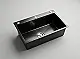 Steel Tech 7545TS Handmade Kitchen Sink, Black, 75 × 45 cm with 3-inch Drain Set and 3 Holes - Image 2
