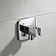 Lugano LG-CUB-110 C Square Concealed Outlet Elbow with Cover & Center Shower Holder, Glossy Chrome - Image 2