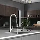 Kludi RAK 18072 Deck-Mounted Kitchen Mixer with Pull-Out Spray and Hose, Chrome - Image 4