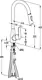 Kludi RAK 18072 Deck-Mounted Kitchen Mixer with Pull-Out Spray and Hose, Chrome - Image 6