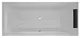 Duravit Havana Jacuzzi 180 × 80 cm, 2 Systems (8 Water Jets, 16 Air Jets), Chrome Waste and Overflow, Pillow, Front Panel + Small Left Side Panel with Frame, White - Image 2