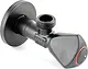 Epomix Galaxy Angle Valve ½ × ½ inch, Black - Image 1