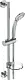 Ideal Standard Rain B9503AA Shower Rail with 3-Function Head and Soap Dish, Chrome - Image 2
