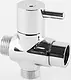 BGI Berlin 1018 Original German 2-in-1 Shower Column, 20 cm Stainless Steel Head, 4-System Handset, 110 cm Rail and 180 cm Anti-Twist Thermal Hose - Image 8