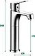Empire 0103 Single Lever Basin Mixer with Pop-up Waste, 105 mm Spout, Chrome - Image 2