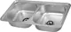 CiCO USD 870 Korean 304 Stainless Steel Double Bowl Kitchen Sink, 87 × 48 cm, 0.6 mm Thickness, 18.5 cm Depth, 3 inch Drain - Image 2