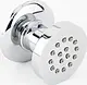 Haya Brass Round Jet Shower 5 cm, Swivel with Cover, Chrome - Image 1