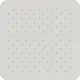 طاسة دش مربعة 30 × 30 سم اللون كروم من مقبل
