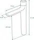 Round Military Basin Mixer, Silver × Gold (FY17169HCG) - Image 5