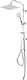 Al Manar Atlas Square 2 × 1 Shower Column, Chrome - Image 1