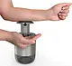 Primanova E69 Stainless Steel & Transparent Acrylic Soap Dispenser, Black - Image 2