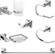 طقم اكسسوارات دريم DR 7200 C كروم استانلس ستيل عدد 6 قطع
