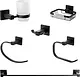 طقم اكسسوارات دريم DR 7200 B اسود استانلس ستيل عدد 6 قطع