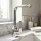 Genebre Coral 64201324566 Pillar Kitchen Mixer, Glossy Chrome, 31 cm, Swivel Spout, Made in Spain - Image 3
