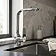 Genebre Coral 64201324566 Pillar Kitchen Mixer, Glossy Chrome, 31 cm, Swivel Spout, Made in Spain - Image 4