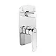 Spanish 2-Outlet Concealed Bath Mixer, Madrid Code 62117314566, Chrome, Includes Concealed Body, Trim, Handle & Diverter - Image 2