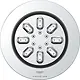 Rainshower Round Jet Shower, 2 Sprays, Includes Concealed Body 26801000, Chrome - Image 3