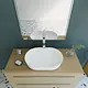 Sanipure Titan Above-Counter Basin, White, 60 cm with Fixing Set - Image 2