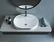 Sanipure Venus Above-Counter Basin, White, 60 cm with Fixing Set - Image 2