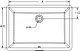 Sirius Under-Counter Basin 60 cm without Mixer Hole, White - Image 4