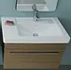 Icarus 75 Basin with Overflow and Right Mixer Hole for Vanity Unit, White - Image 1