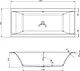 Sanipure Navi 0010009 Bathtub 180 × 80 cm, White, with Front Panel Plus 0010117 and Side Panel Plus 0010119 with Frame - Image 5