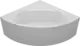 Como Corner Bathtub 125 × 125 cm with Side Panel, White - Image 2