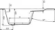 Como Corner Bathtub 125 × 125 cm with Side Panel, White - Image 5
