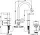 Duravit Aqua 3-Hole Basin Mixer AQ1060005E10 with Pop-up Waste, 3/8 Supply, Ceramic Cartridge with Temperature Limiter and Water Saving Aerator - Image 2