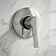 Duravit Verona VE4210007E10 1-Outlet Concealed Bath Mixer, Glossy Chrome, Trim and Handle with Concealed Body - Image 1