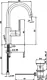 Duravit Viva VI1090001E10 Tall Basin Mixer 20 cm, Ceramic Cartridge with Temperature Limiter & Water Saver, Chrome - Image 2
