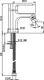 Duravit Viva Bidet Mixer VI2400002E10 with Pop-up Waste, Ceramic Cartridge and Water Saver - Image 2