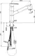 Duravit Siena SI6010001E10 Pull-Out Kitchen Mixer, Chrome, 2-Way - Image 3