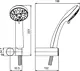 Duravit Shower Set: Adjustable Holder, 1-Spray Air Shower Head, 150 cm Hose, XX0710001E10 - Image 2
