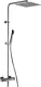 Duravit XX4280008E10 Shower Set including Thermostatic Mixer, Column with Adjustable Holder, 250 mm Head, Diverter, and 150 cm Anti-Twist Hose - Image 1