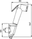Duravit External Bidet Spray Set: Hand Spray + Fixed Holder + 125 cm Anti-Twist Hose XX0720001E10 - Image 2