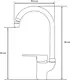 Al Manar Pera New Pillar Basin / Kitchen Mixer, Black - Image 3