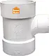 مشترك مسلوب 90 درجة 110 / 60مم 353080002 سمارت هوم SMART HOME 