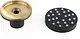 Round Brass Shower Jet, Black, 5 cm - Image 4