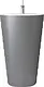 Sanipure Congo One-Piece Freestanding Floor Basin, 60 × 38 × 90 cm, White - Image 5