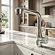 Genebre Clip Madrid 64206164566 Pull-Out Kitchen Mixer, 33 cm, 2-Function Spray, Polished Chrome, Spanish Made - Image 1