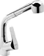Genebre K8 Pull-out Kitchen Mixer, Glossy Chrome, 61206284566, 2-System Spray, 31 cm, Made in Spain - Image 2