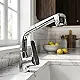 Genebre K8 Pull-out Kitchen Mixer, Glossy Chrome, 61206284566, 2-System Spray, 31 cm, Made in Spain - Image 3