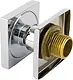Square Brass Shower Jet, Chrome, 5 cm with Cover - Image 3
