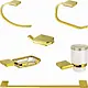 Dream DR 3000 G Stainless Steel Accessories Set, 6 Pieces, Gold - Image 2